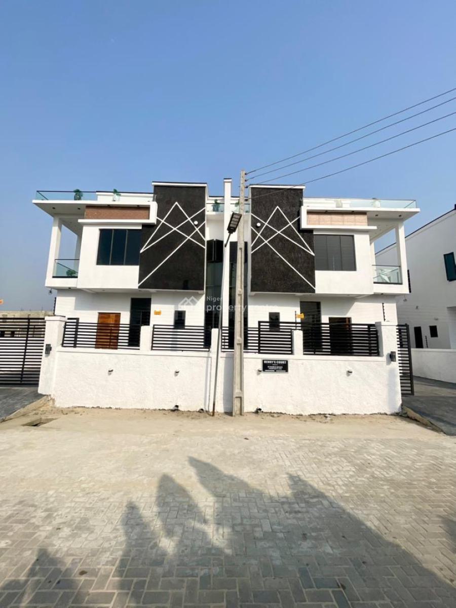 Exquisite 4 Bedroom Semi-detached Duplex with Bq, Ajah, Lekki Phase 2, Lekki, Lagos, Semi-detached Duplex for Sale