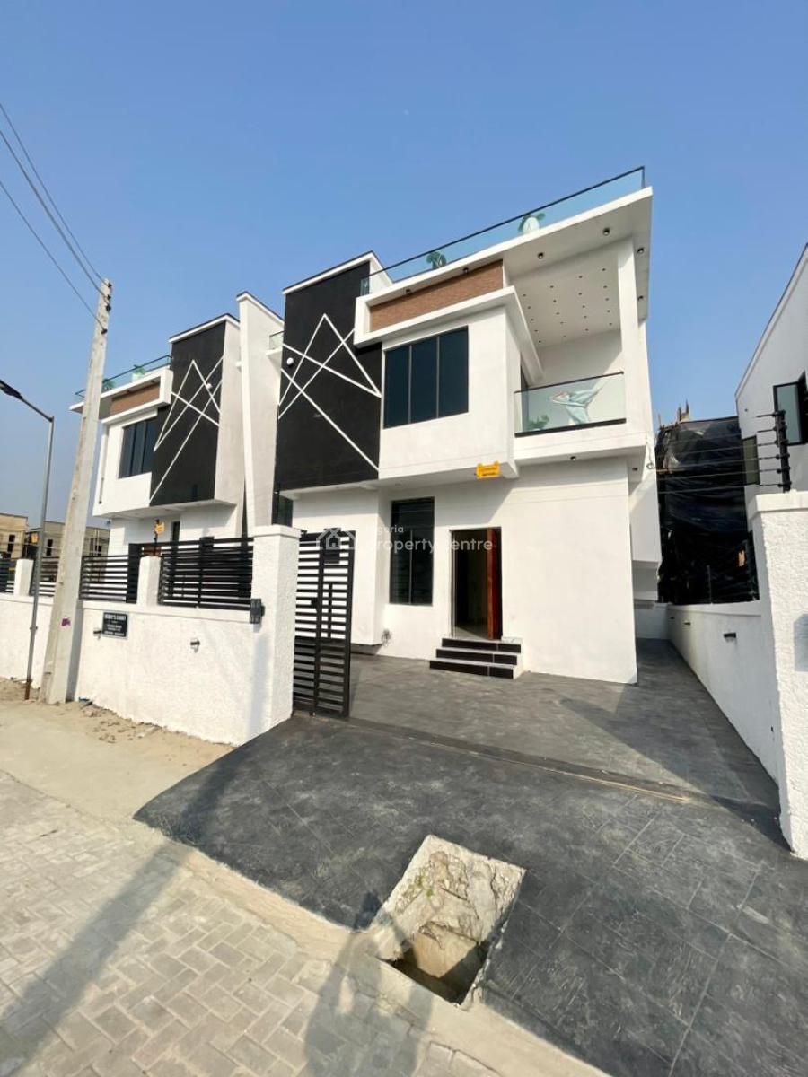 Exquisite 4 Bedroom Semi-detached Duplex with Bq, Ajah, Lekki Phase 2, Lekki, Lagos, Semi-detached Duplex for Sale
