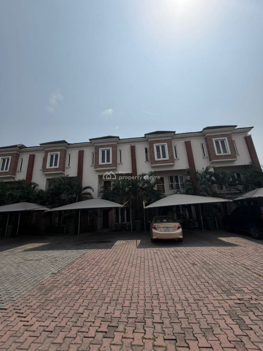 4 Bedroom Terrace Duplex with a Bq ., Chevron, Lekki, Lagos, Terraced Duplex for Rent