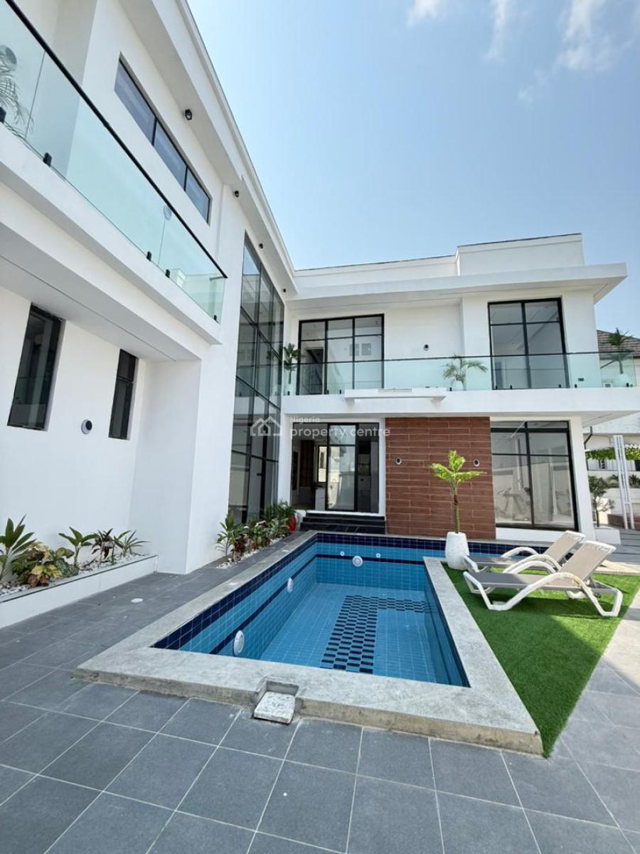 Contemporary 5 Bedroom Fully Detached Duplex with Pool and Cinema, Chevron Lekki, Lekki, Lagos, Detached Duplex for Sale