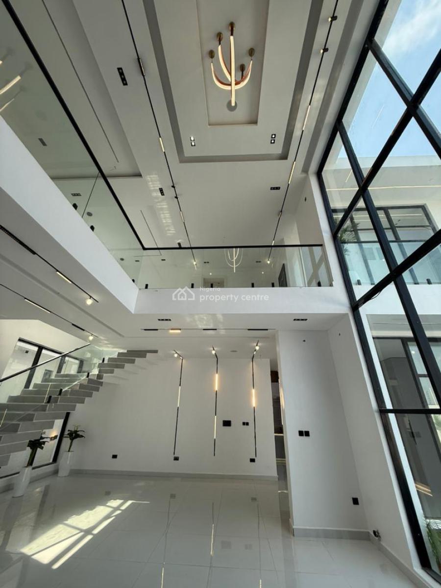 Contemporary 5 Bedroom Fully Detached Duplex with Pool and Cinema, Chevron Lekki, Lekki, Lagos, Detached Duplex for Sale