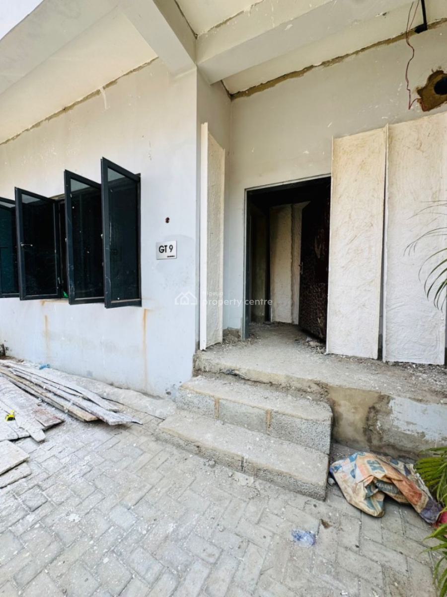 Nicely Built Semi Finished 4 Bedroom Terrace + Bq, Wuse, Abuja, Terraced Duplex for Sale