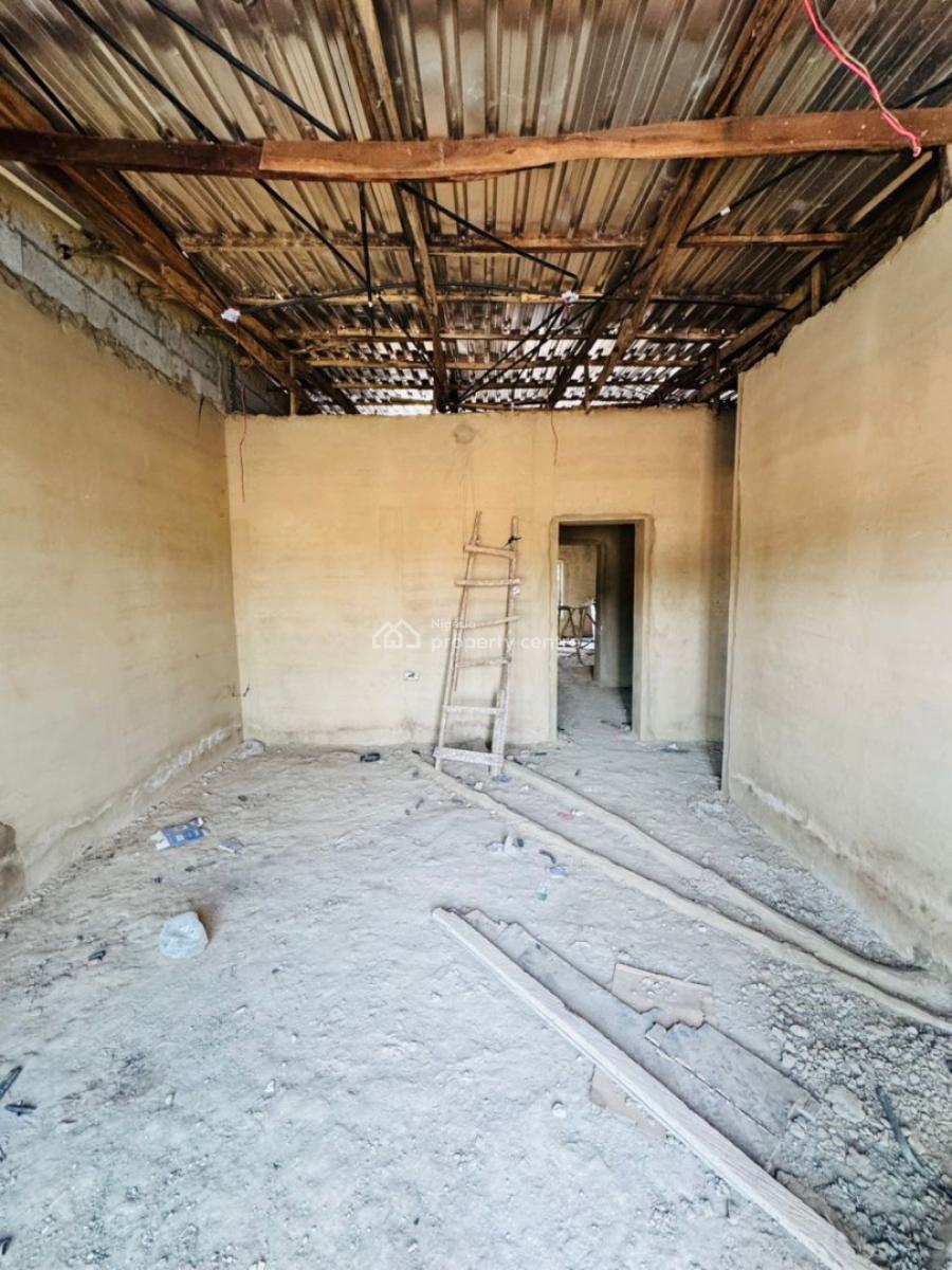 Nicely Built Semi Finished 4 Bedroom Terrace + Bq, Wuse, Abuja, Terraced Duplex for Sale