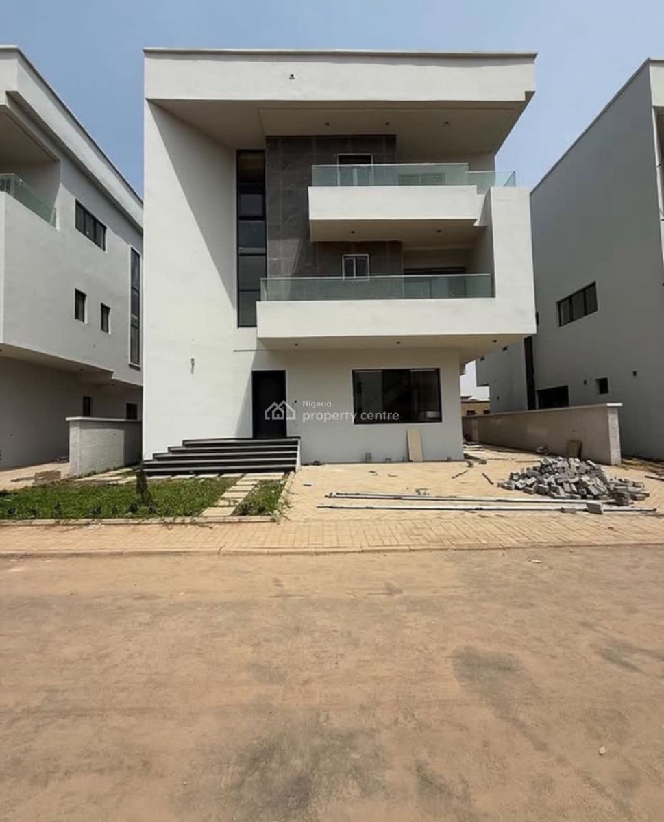 Solidly Built 5 Bedroom Detached Villa + Bq and Gym, Jabi, Abuja, Detached Duplex for Sale