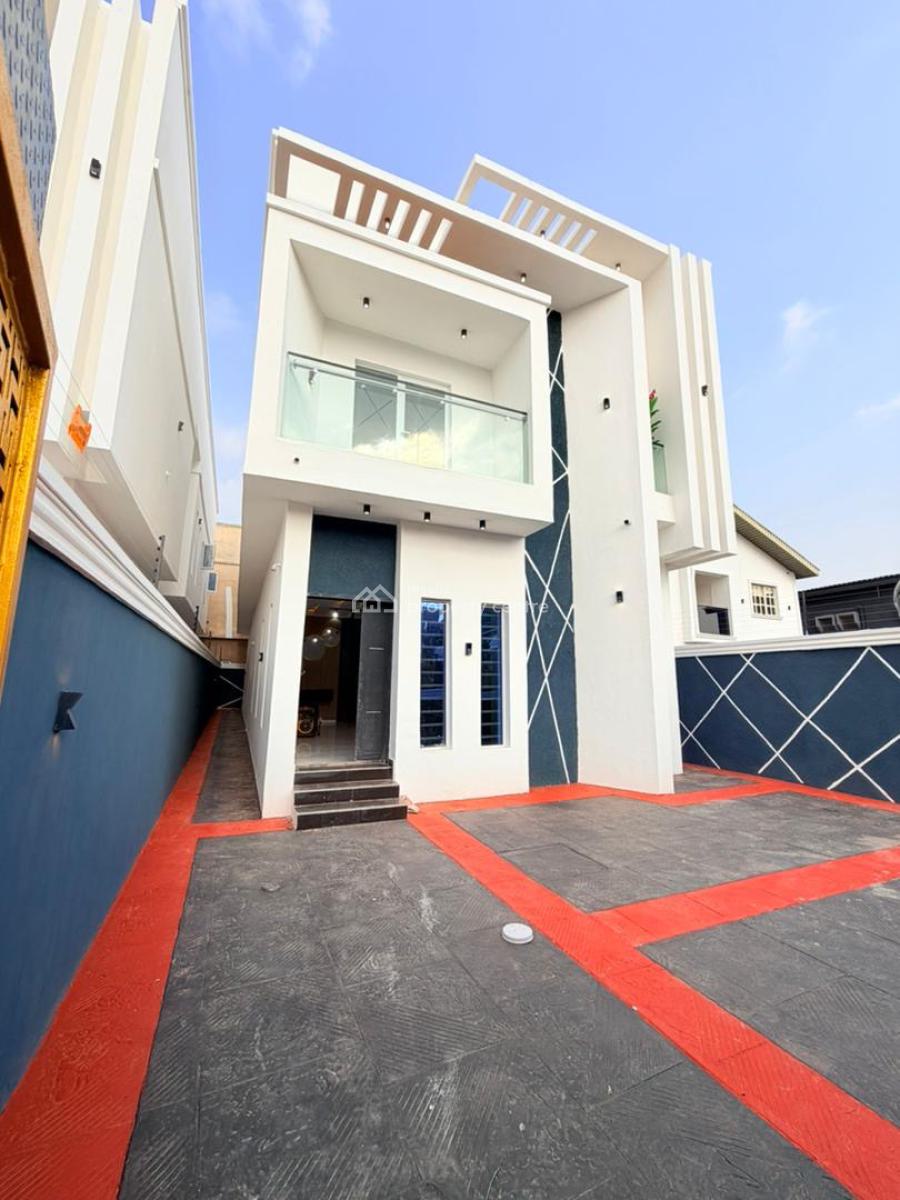 Brand New 4-bedroom Fully Detached Duplex + 2 Mini-flat Bq, in a Call to Access Estate Suitable for Family Living Or Investment, Abule Egba, Agege, Lagos, Detached Duplex for Sale