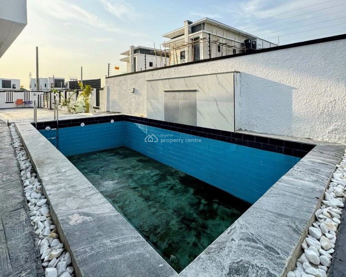 Brand New 5 Bed Detached Duplex with Pool, Bq & Consent, Lekki Atlantic Gardens Estate, General Paints, Ajah, Lagos, Detached Duplex for Sale