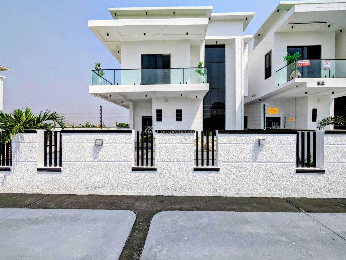Brand New 5 Bed Detached Duplex with Pool, Bq & Consent, Lekki Atlantic Gardens Estate, General Paints, Ajah, Lagos, Detached Duplex for Sale
