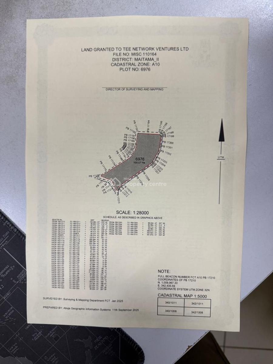 Plot of Land, Maitama District, Abuja, Mixed-use Land for Sale