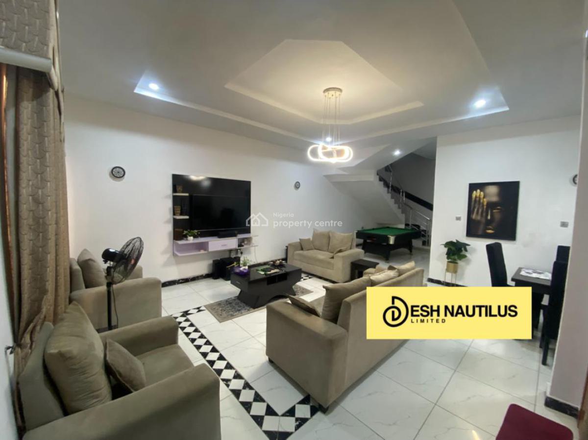 Luxury 4 Bedroom Semi-detached Duplex with Modern Finishes, Ikota, Lekki, Lagos, Semi-detached Duplex for Rent