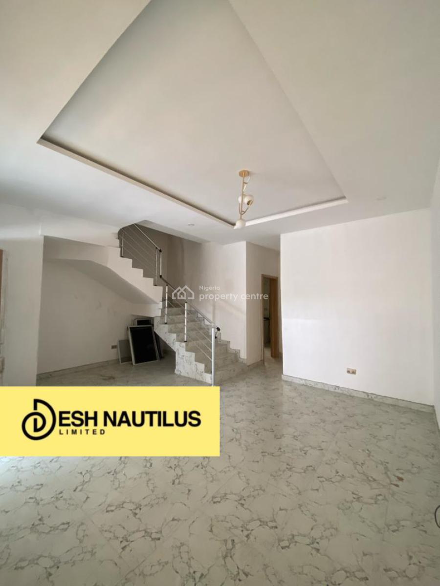 Contemporary 3 Bedroom Terrace Duplex with Bq, Ikota, Lekki, Lagos, Terraced Duplex for Sale