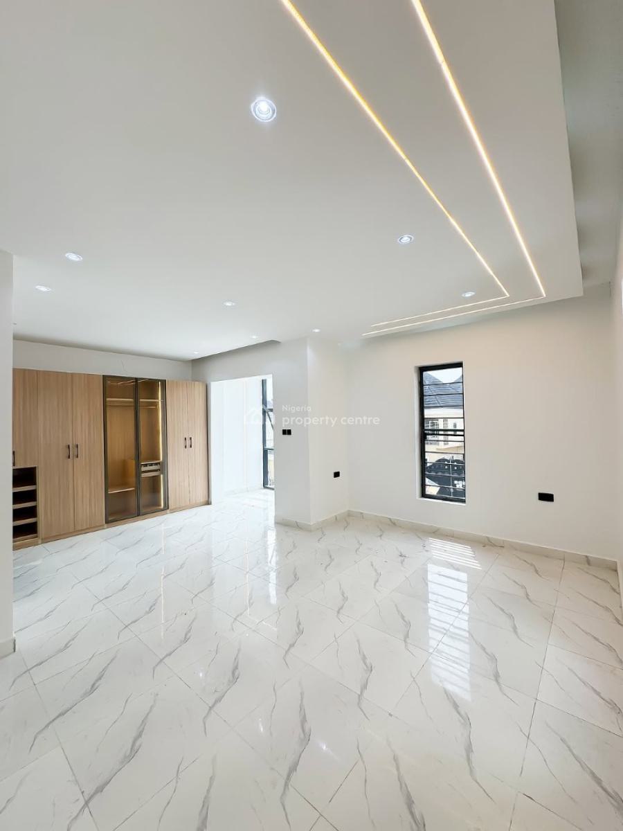 5 Bedroom Semi Detached Duplex with Open Rooftop, Sitting on Two Floors, Peninsula Garden, Sangotedo, Ajah, Lagos, Semi-detached Duplex for Sale