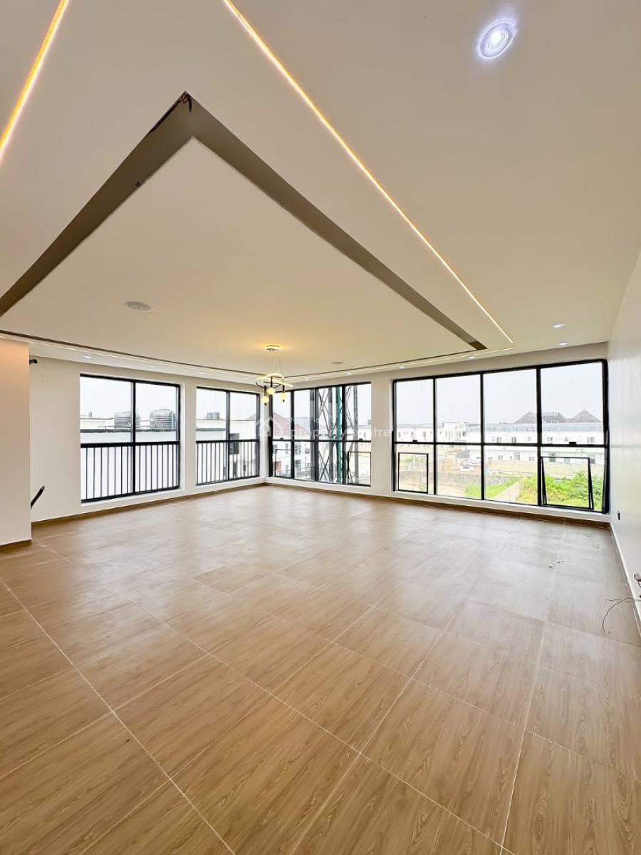 5 Bedroom Semi Detached Duplex with Open Rooftop, Sitting on Two Floors, Peninsula Garden, Sangotedo, Ajah, Lagos, Semi-detached Duplex for Sale