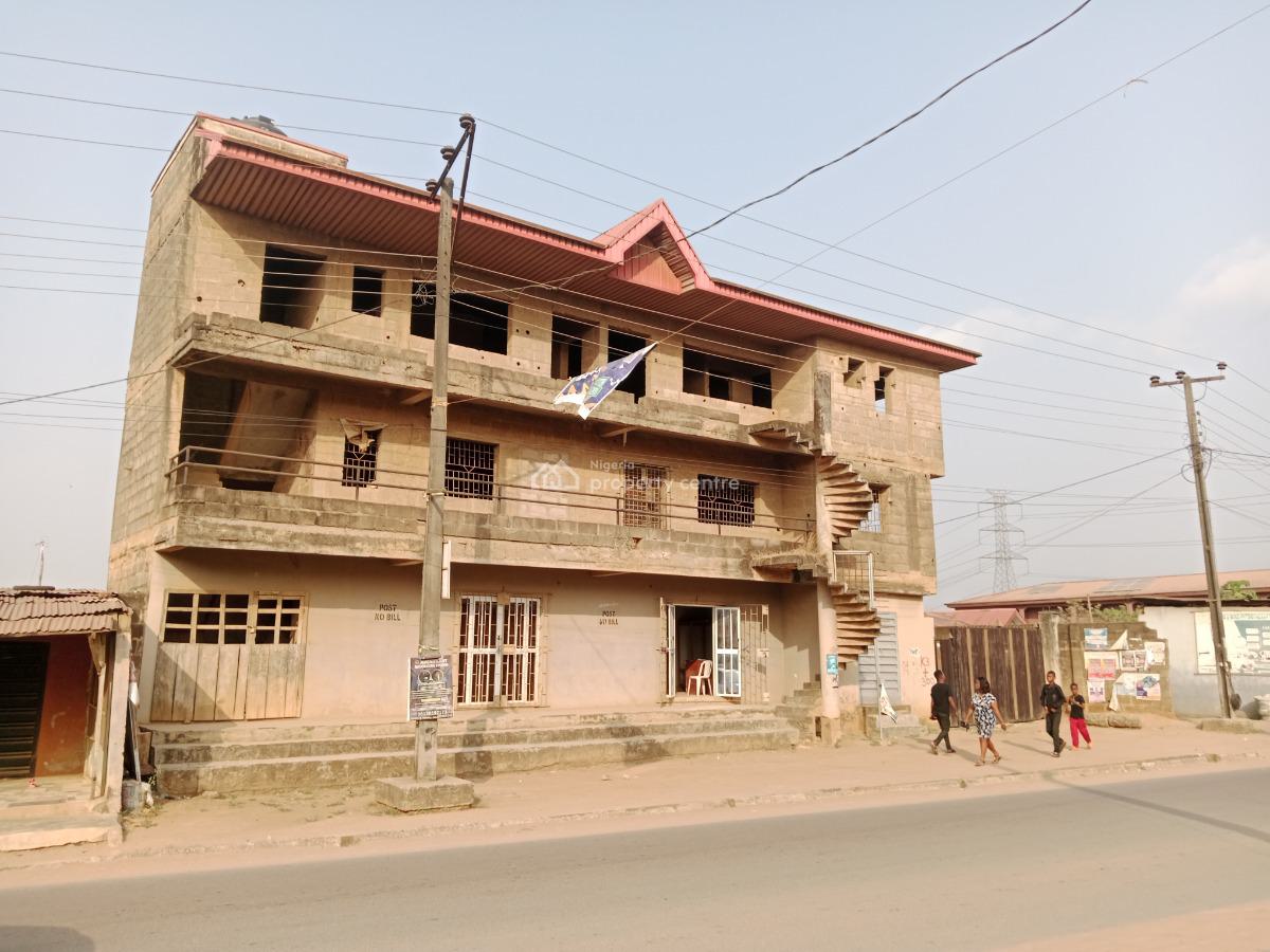 2 and Half Plots of Land with Structures for Commercial Purposes, Along Magboro Main Road, Magboro, Ogun, Commercial Property for Sale