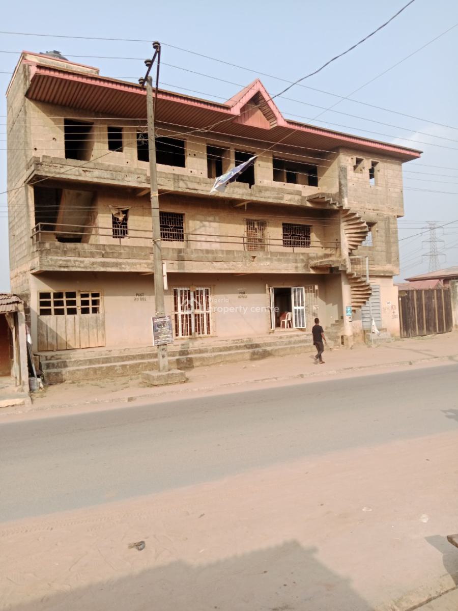 2 and Half Plots of Land with Structures for Commercial Purposes, Along Magboro Main Road, Magboro, Ogun, Commercial Property for Sale