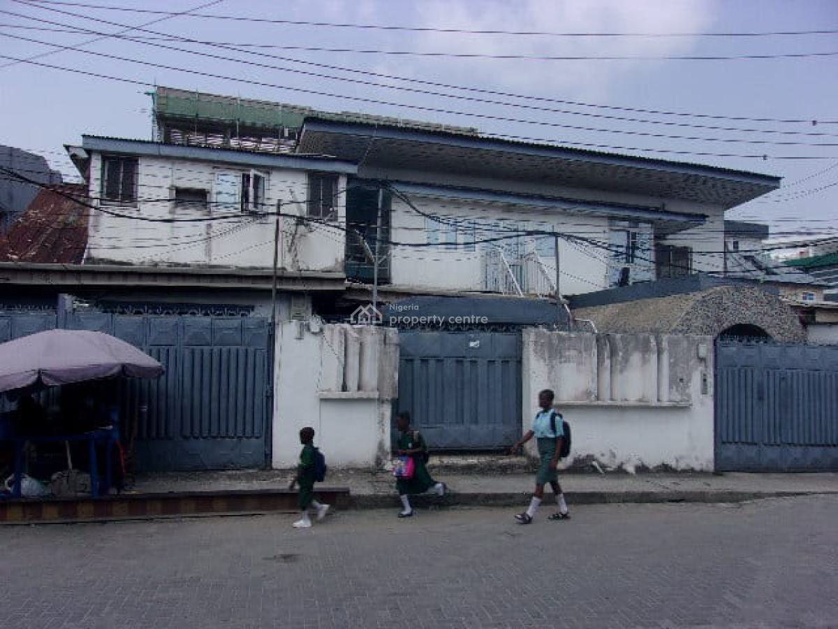 Detached House with 2-flat Viable for Kinds Commercial, South West, Ikoyi, Lagos, Office Space for Rent