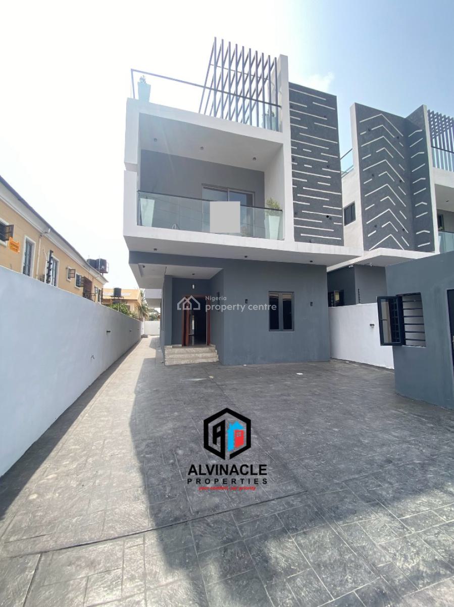 Newly Built 5 Bedroom Duplex with Rooftop Terrace, Ikota, Lekki, Lagos, Detached Duplex for Sale