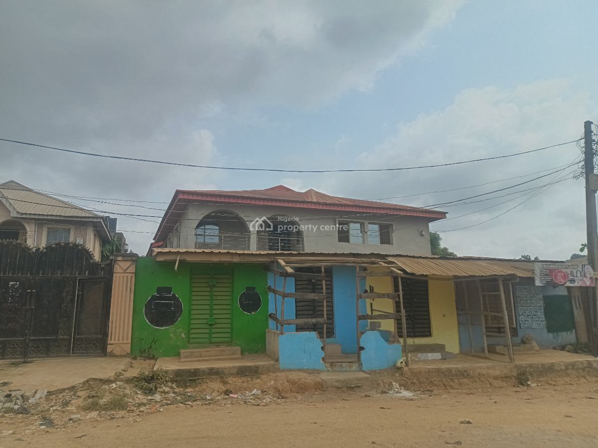 Block of Six Big Flats, Off a I T Road, Kola, Alagbado. Abule Egba Area of Lagos., Alagbado, Ifako-ijaiye, Lagos, Block of Flats for Sale