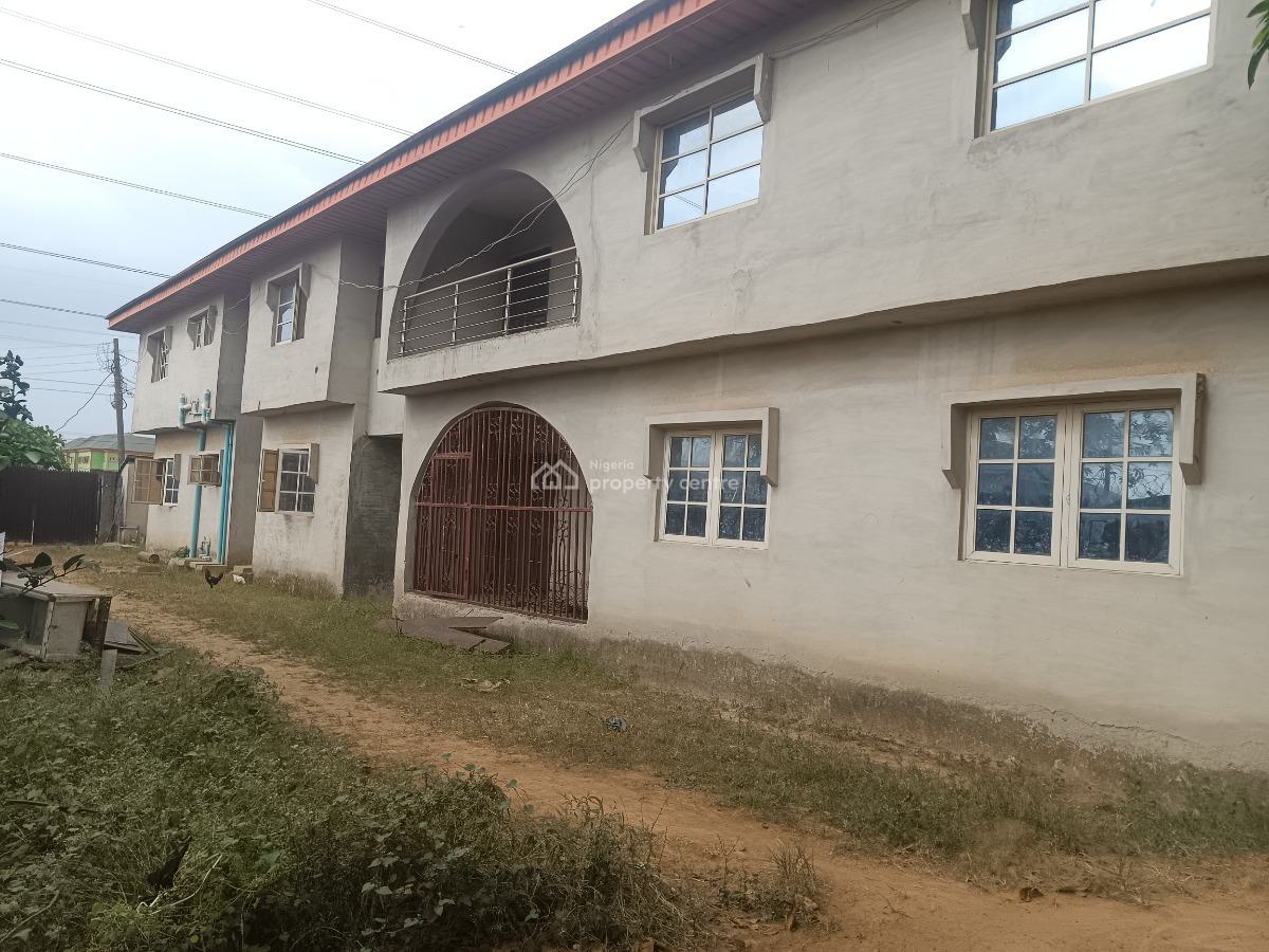 Block of Six Big Flats, Off a I T Road, Kola, Alagbado. Abule Egba Area of Lagos., Alagbado, Ifako-ijaiye, Lagos, Block of Flats for Sale