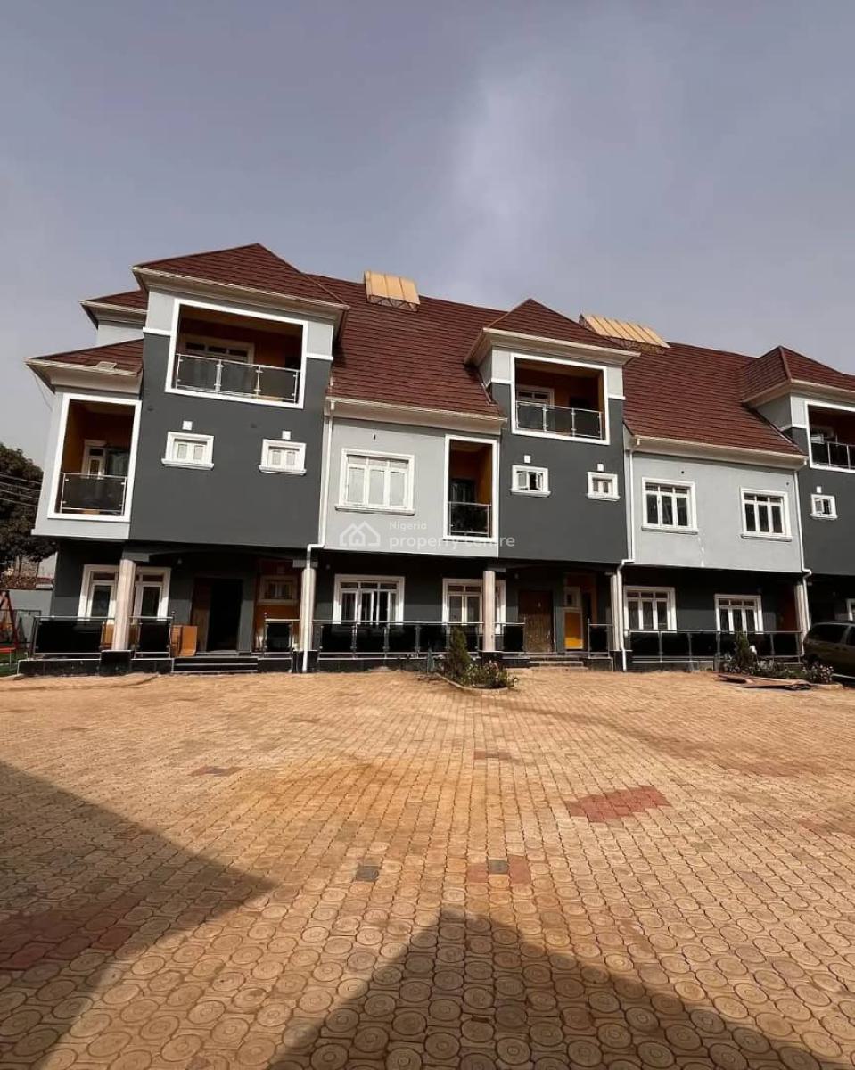 4 Bedroom Terrace Duplex with Bq Available  in a Very Serene N, Durumi Area1, Durumi, Abuja, Terraced Duplex for Sale