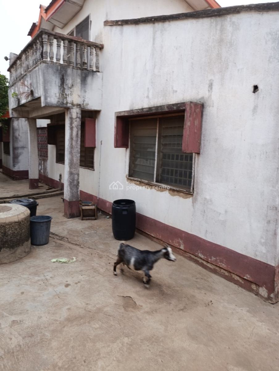 4 Bedroom Bungalow with a Room Penthouse on 2 Plots of Land, Sarumi, International Airport Area, Alakia, Ibadan, Oyo, Detached Bungalow for Sale