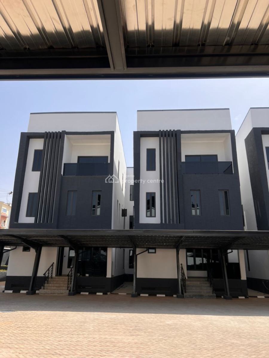 Grand Luxury 4 Bedroom Semi Detached Duplex with Basement and Bq, Guzape District, Abuja, Semi-detached Duplex for Sale