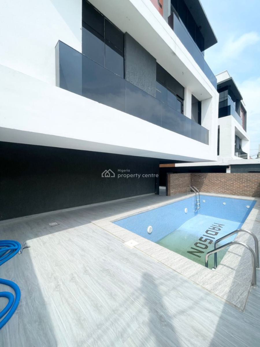 Contemporary Luxury 4 Bedroom Smart Terrace Duplex, Lekki Phase 1, Lekki, Lagos, Terraced Duplex for Sale