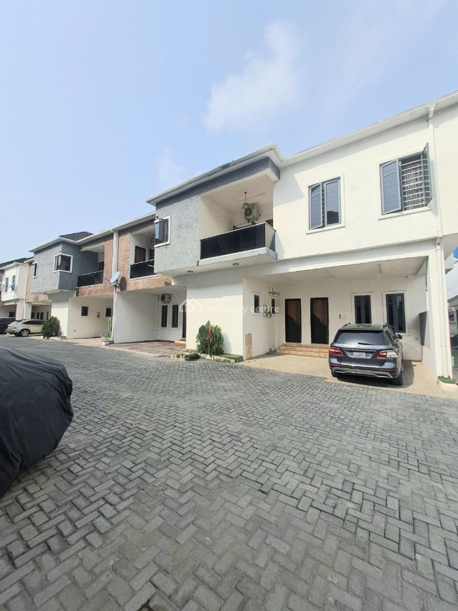 Well Built 4 Bedroom Terrace Duplex in a Gated Estate, Orchid Close to Epe Express Way, Lekki, Lagos, Terraced Duplex for Rent