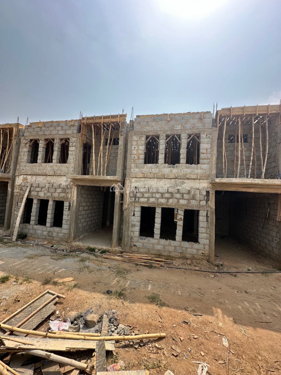 Carcass Newly Built 3 Bedroom Apartment, Coza, Guzape District, Abuja, Flat / Apartment for Sale