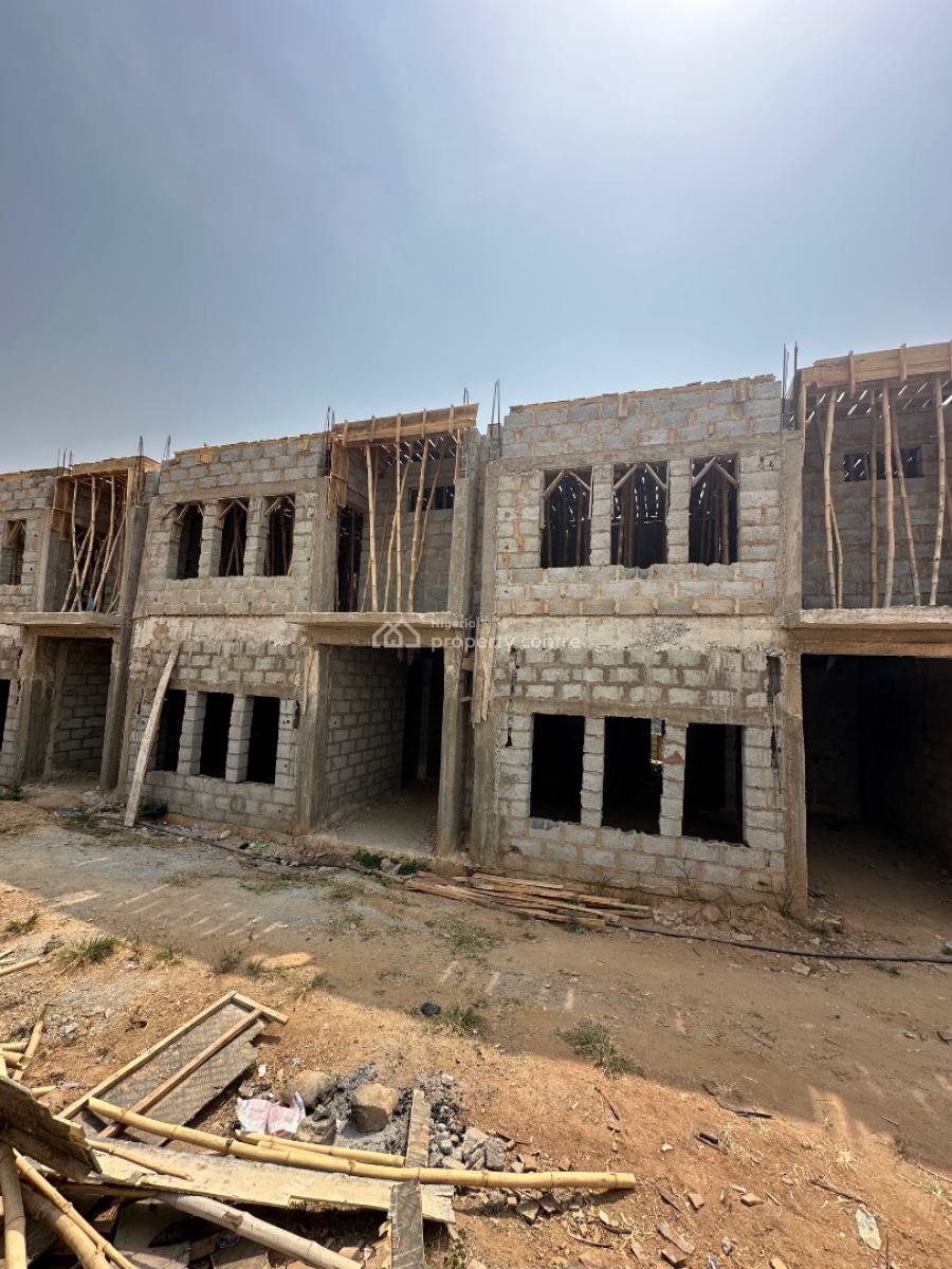 Carcass Newly Built 3 Bedroom Apartment, Coza, Guzape District, Abuja, Flat / Apartment for Sale