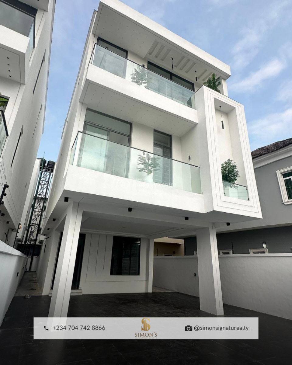 6 Bedroom Fully Detached Duplex with Indoor Swimming Pool, Chevron, Lekki Phase 2, Lekki, Lagos, Detached Duplex for Sale