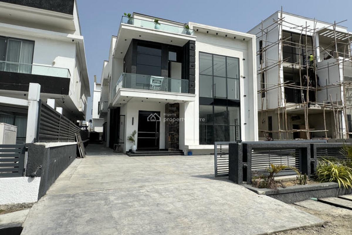 Well Finished 5 Bedroom Detached House with Swimming Pool and Bq, Megamound Estate, Lekki, Lagos, Detached Duplex for Sale