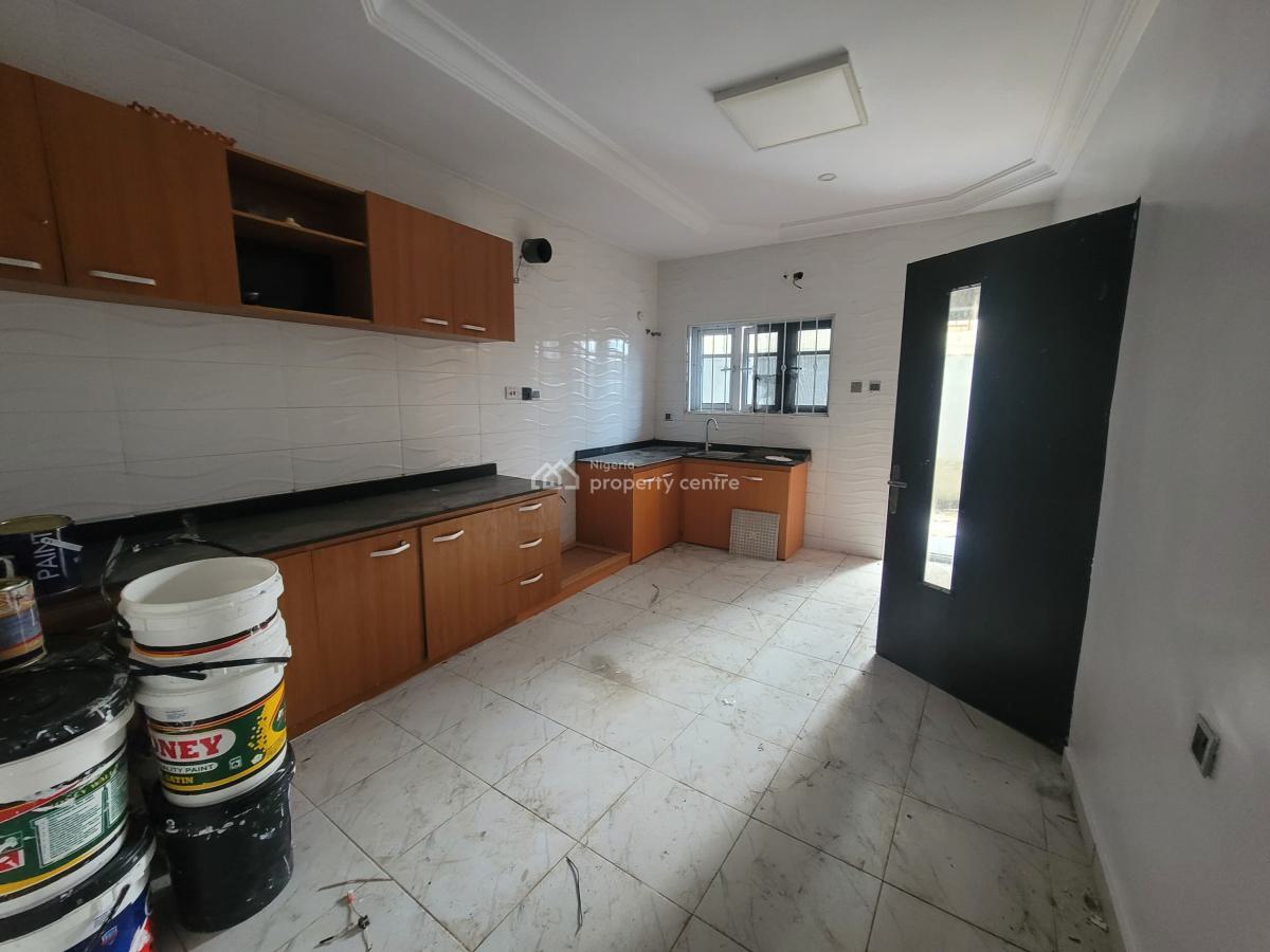 Newly Renovated 4 Bedroom Semi Detached House with a Room Bq, Salem, Lekki, Lekki, Lagos, House for Rent