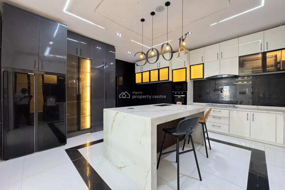 Stunning 5 Bedroom Detached House with Swimming Pool, Gym and Bq, Thomas Estate, Ajah, Lagos, Detached Duplex for Sale