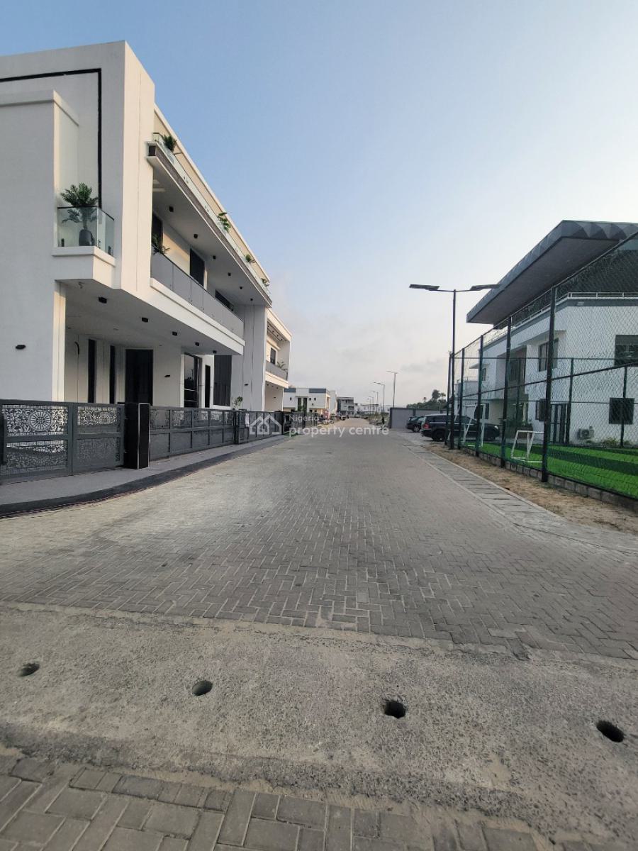 Newly Built Self Serviced 4 Bedroom Terrace Duplex with Bq, Lekki Expressway, Lekki, Lagos, Terraced Duplex for Rent