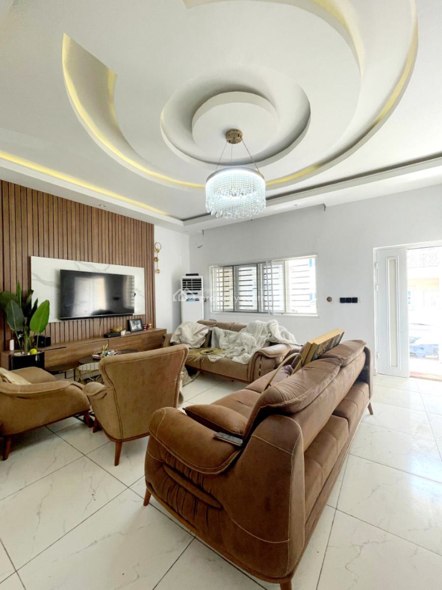 Luxury Furnished and Serviced 3bedroom Flat in an Estate, Katampe Main Behind Aso Radio, Katampe, Abuja, Flat / Apartment for Rent