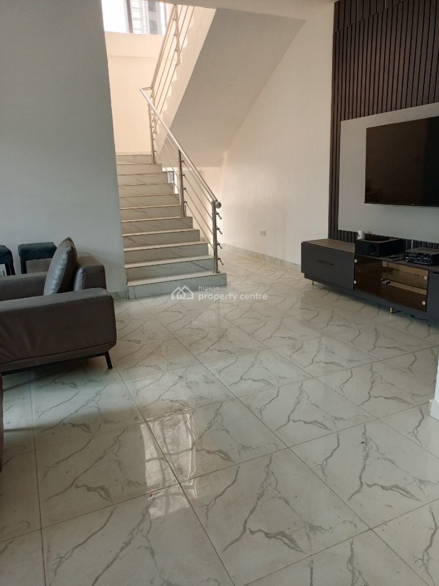 Furnished 3bedroom Maisonette 24/7 Light Elevator, High Brow Area, Ikate Elegushi, Lekki, Lagos, House for Rent
