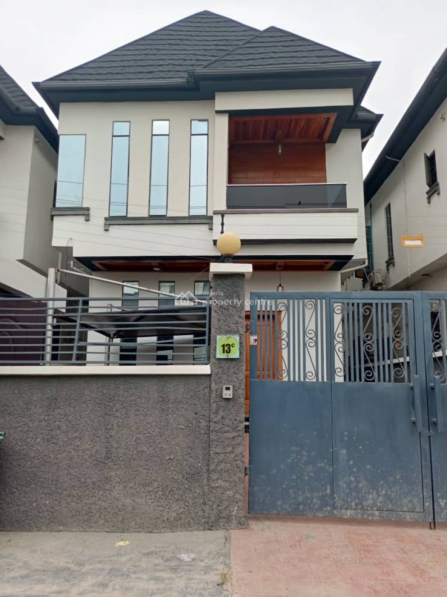 Sharp 4 Bedroom Duplex with Bq and Security House, Orchid Road, Lekki Expressway, Lekki, Lagos, Detached Duplex for Rent