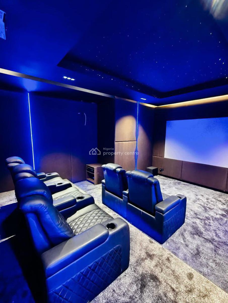 Smartly Finished 5 Bedroom Fully Detached Duplex with Bq, Smart Automated Home + Cinema, Bq in a Secured Estate, Adeniyi Jones, Ikeja, Lagos, Detached Duplex for Sale