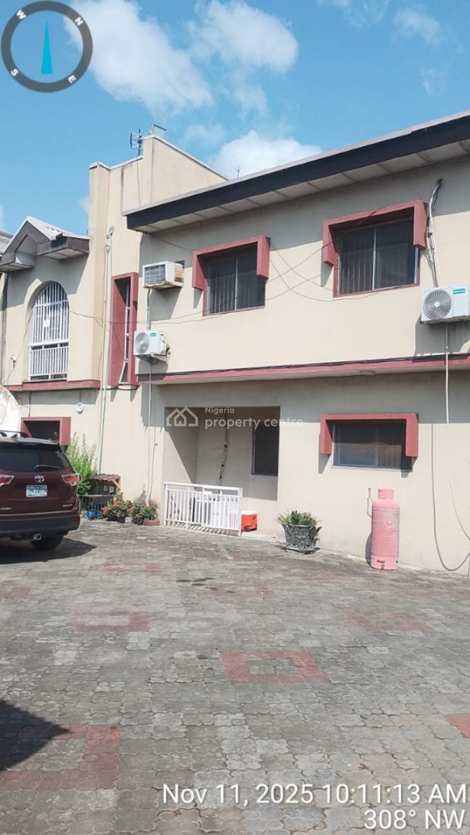 Corner Plot 4-bedroom Semi-detached House with 2-room Guest Chalet, Femi Okunu Estate Osapa London, Osapa, Lekki, Lagos, Semi-detached Duplex for Sale