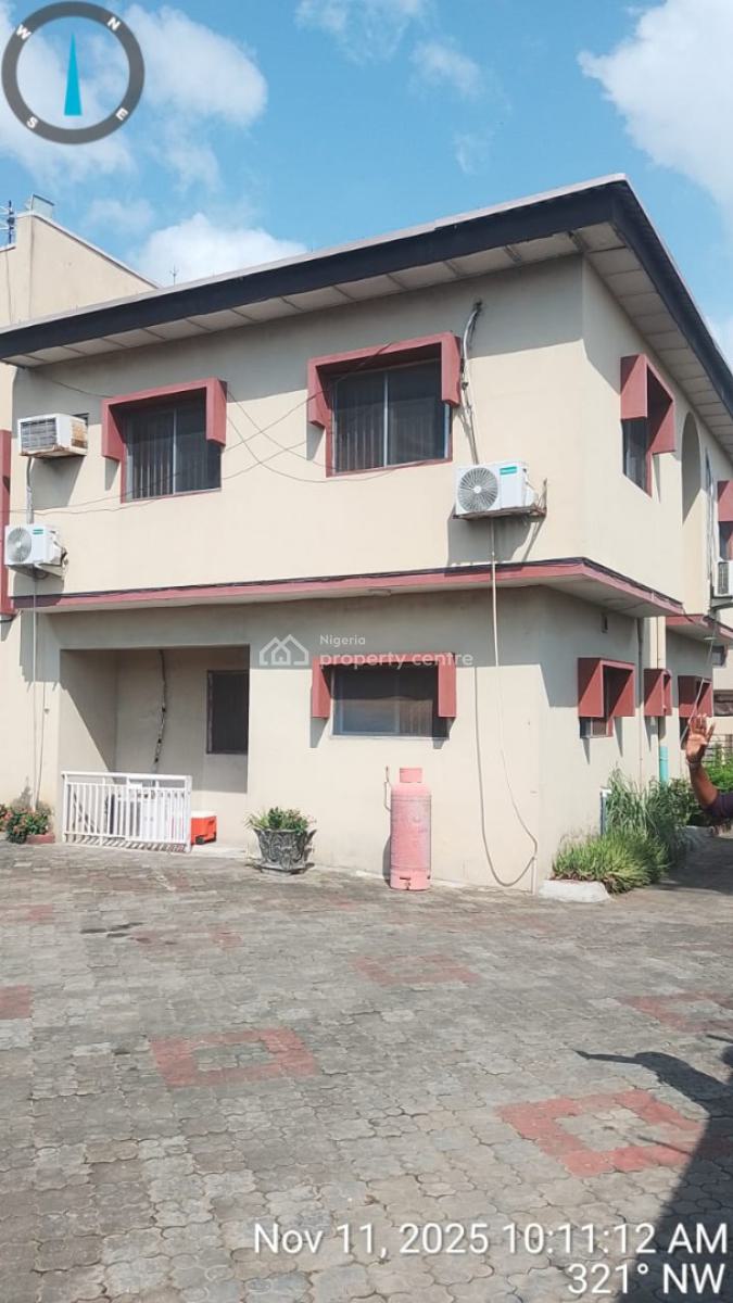 Corner Plot 4-bedroom Semi-detached House with 2-room Guest Chalet, Femi Okunu Estate Osapa London, Osapa, Lekki, Lagos, Semi-detached Duplex for Sale