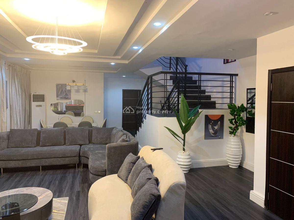 4 Bedroom Semi Detached House, Idado, Lekki, Lagos, House Short Let