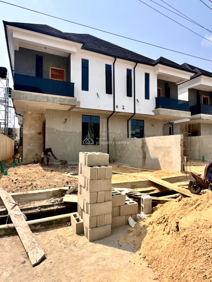 Spacious Brand New Semidetached House in an Estate, Orchid Road By Chevron Toll Gate, Lekki, Lagos, Semi-detached Duplex for Sale