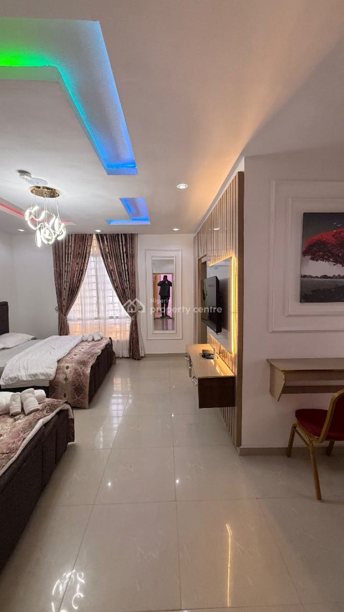 Luxury Self Contain Apartment (2 Beds in One Room)), Lekki County, Ikota, Lekki, Lagos, Self Contain (single Rooms) Short Let