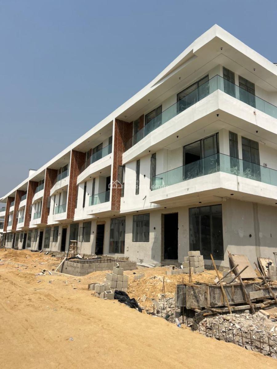 Elegant 4 Bedroom Terraced Duplex with Swimming Pool and Bq, Lekki, Lekki Phase 1, Lekki, Lagos, Terraced Duplex for Sale