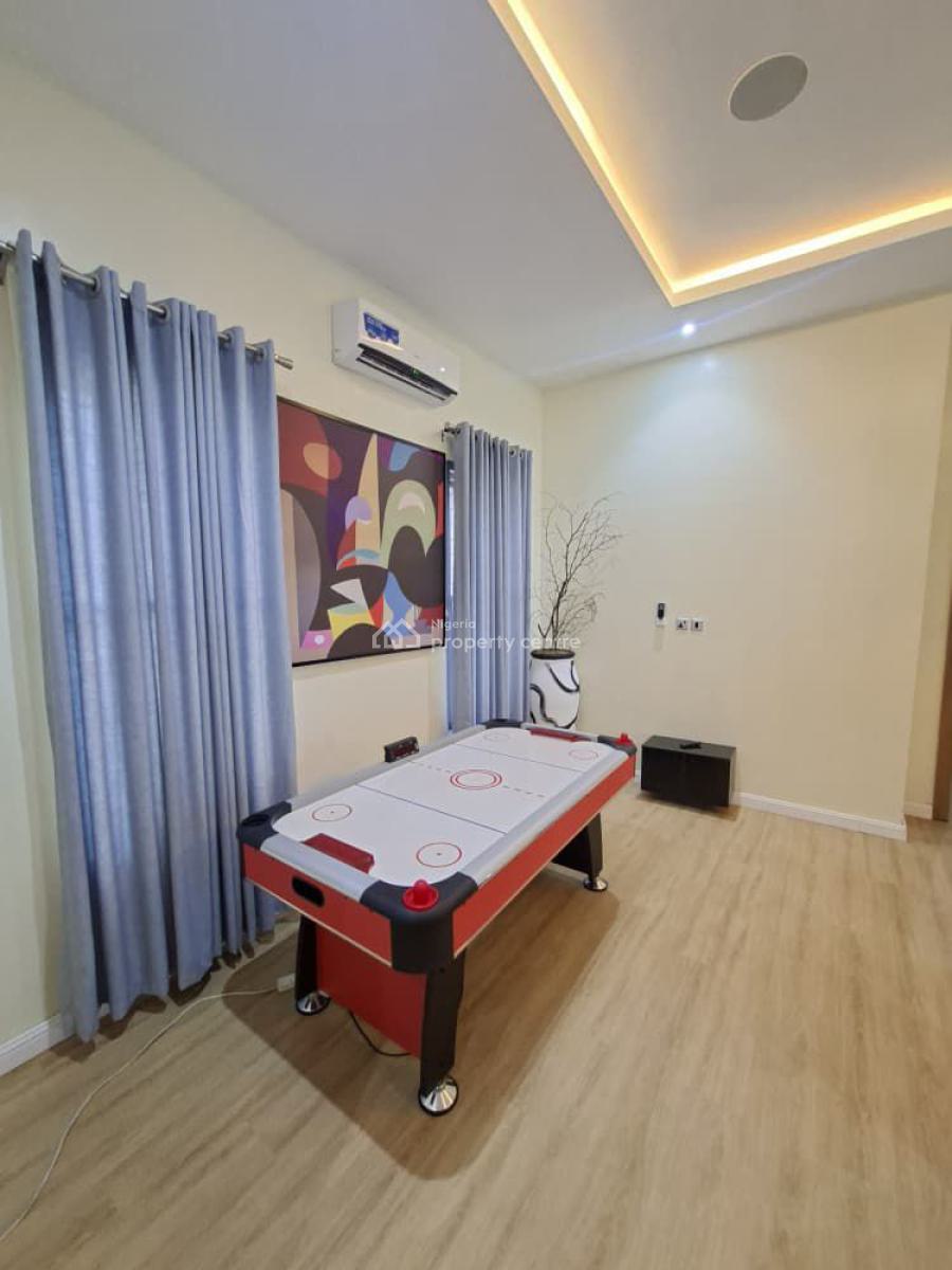 Beautifully Furnished 5 Bedroom Detached House with Solar, Bq, Gatehou, Ikate, Lekki, Lagos, Detached Duplex for Rent