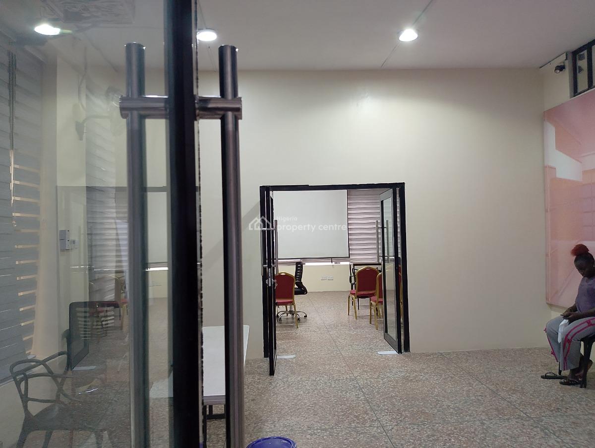Services Ground Floor 100sqm Open Plan Office Space on The Major Road, Alausa, Ikeja, Lagos, Office Space for Rent