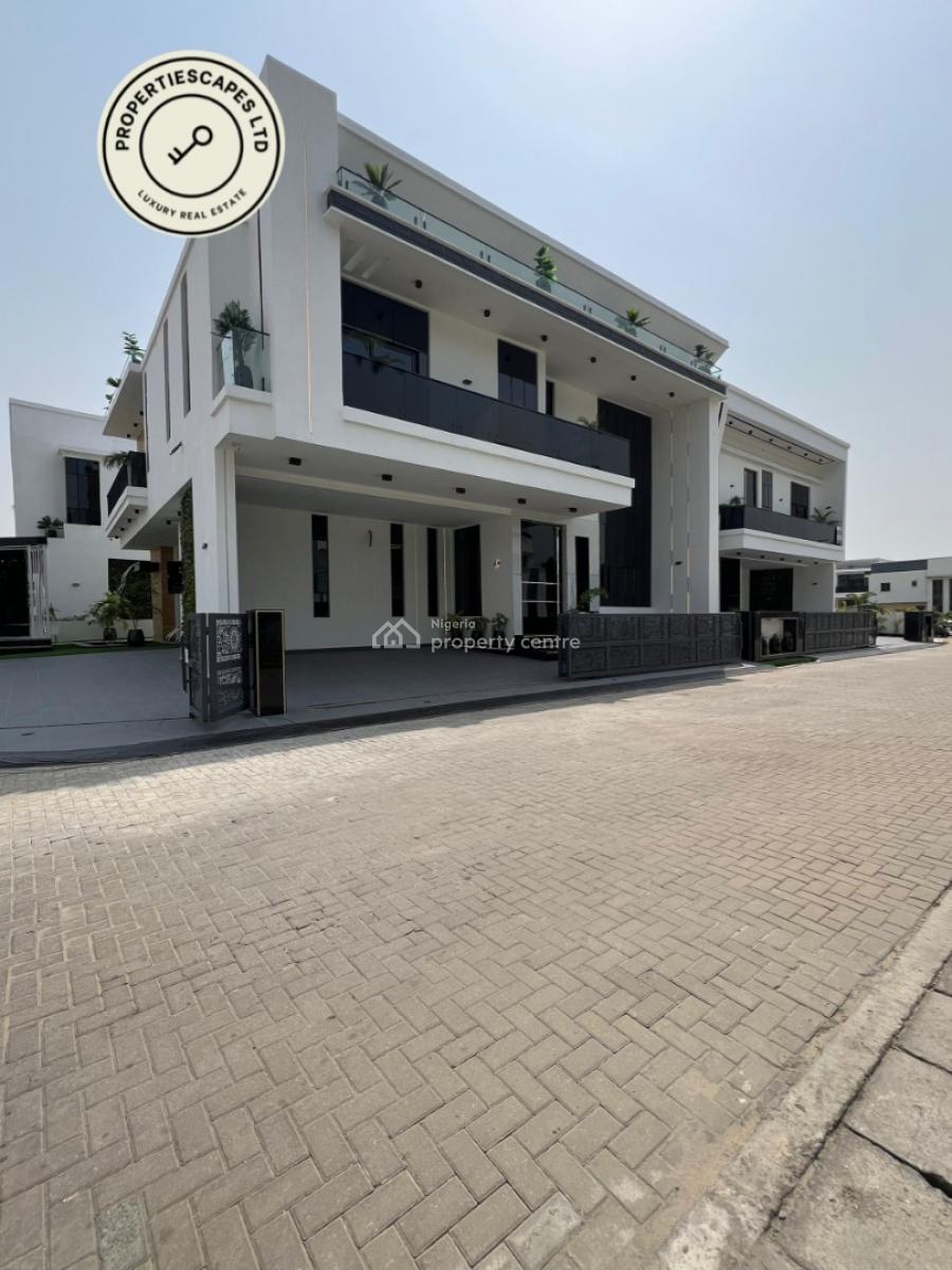 Spacious 5 Bedroom Detaced Duplex with Bq, Cinema, Rooftop Terrace, Chevron Tollgate, Lekki, Lagos, Detached Duplex for Sale