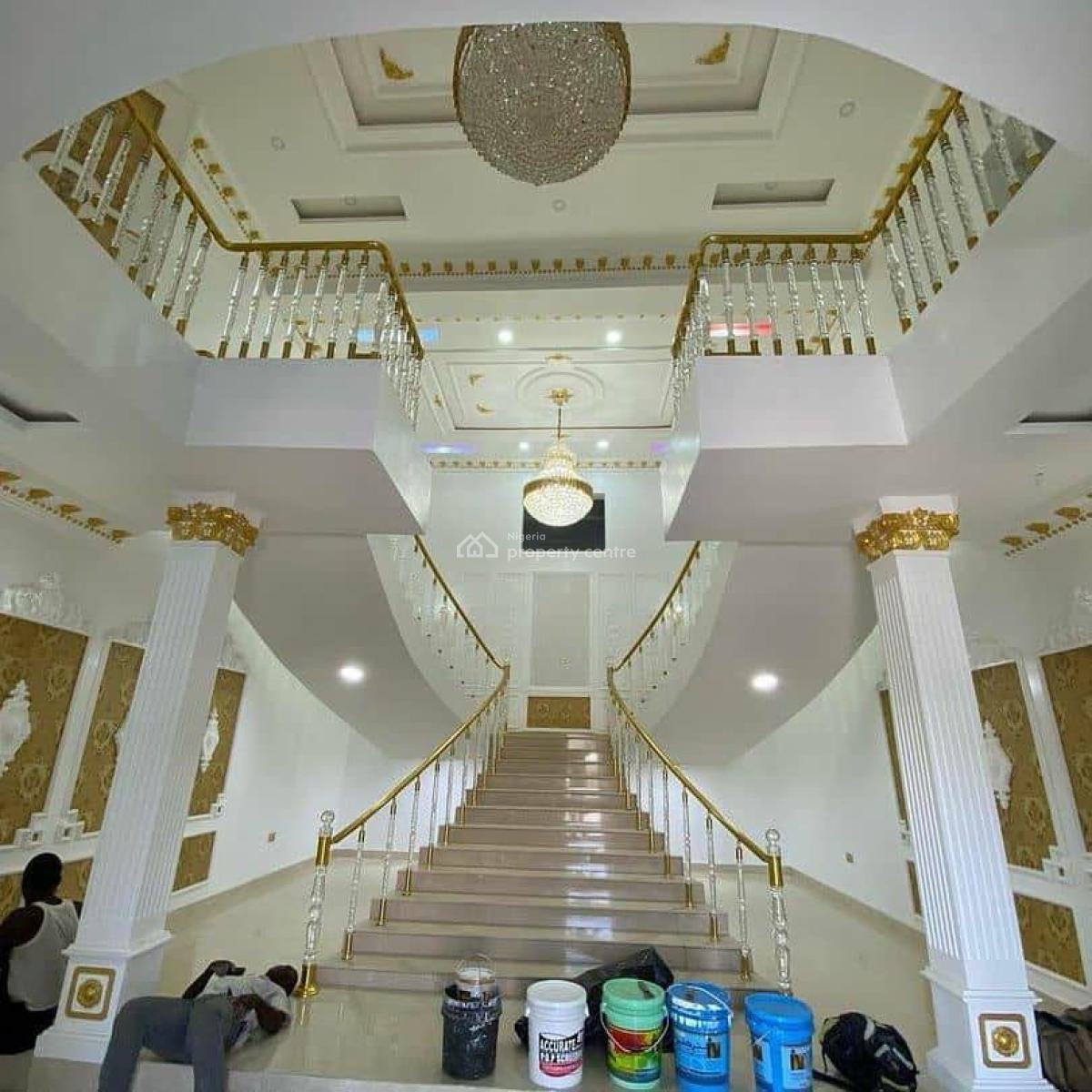 7 Bedroom Mansion Duplex and 3 Bedroom Guest Charlet, Katampe Extension, Katampe, Abuja, Detached Duplex for Sale