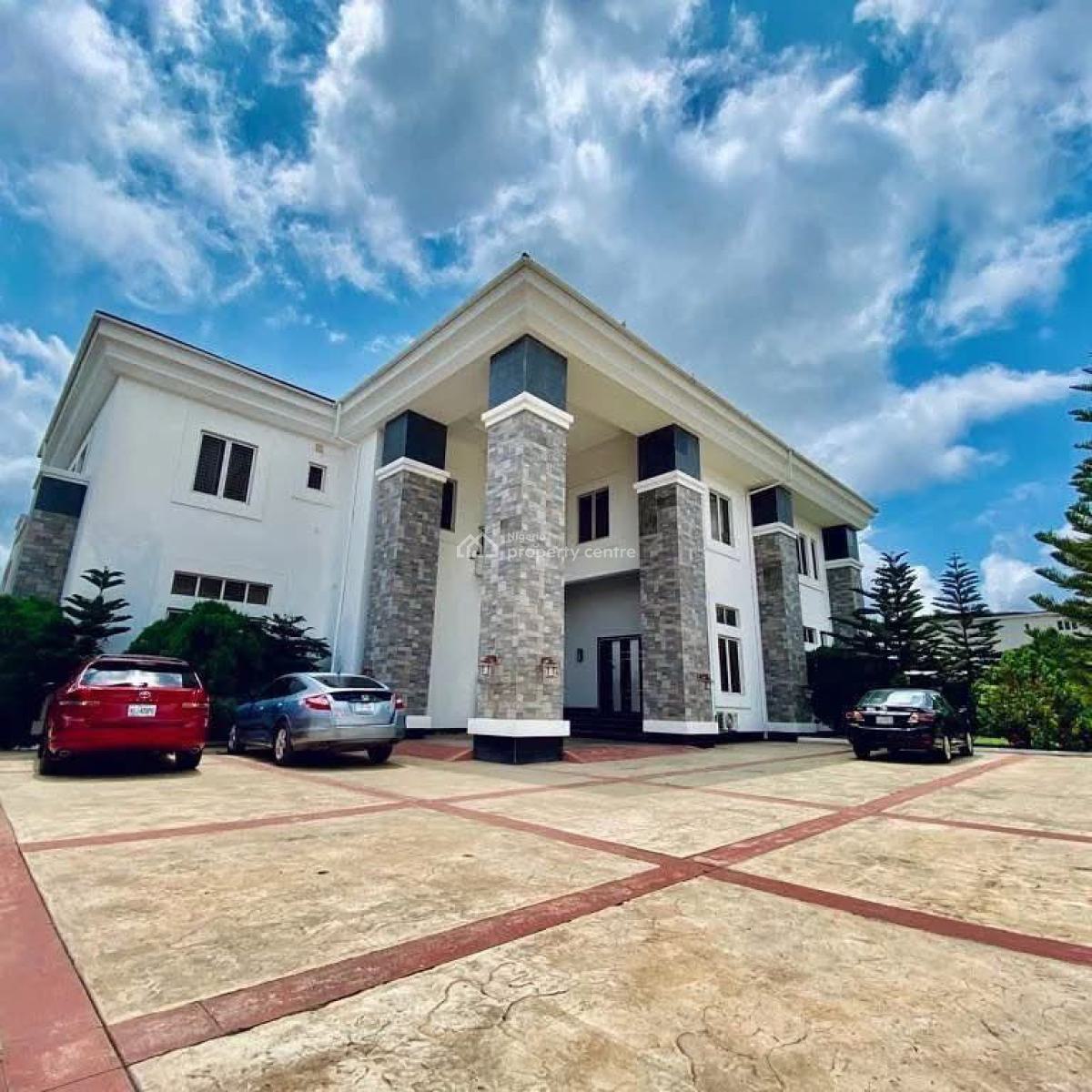 Fully Furnished 8 Bedrooms Mansion Duplex with Guest Charlet, Guzape District, Abuja, Detached Duplex for Sale