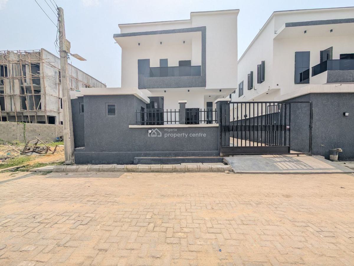 Brand New 4 Bed Detached Duplex with Gatehouse & Consent, Spring Valley Estate, Sangotedo, Ajah, Lagos, Detached Duplex for Sale